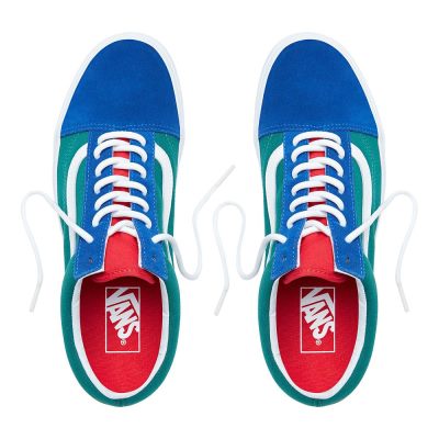 Vans Yacht Club Old Skool - Erkek Spor Ayakkabı (Sarı Mavi Yeşil)